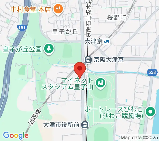 FMおおつの地図