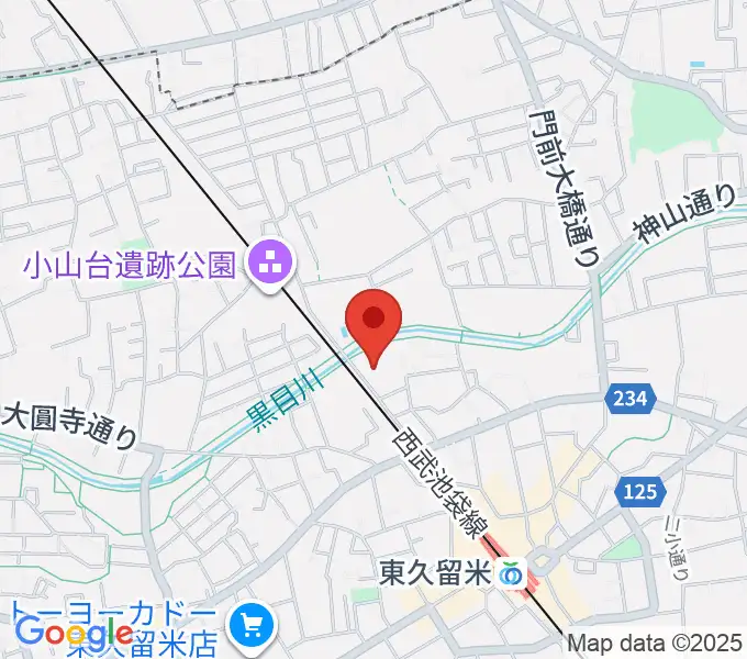 TOKYO854くるめラの地図