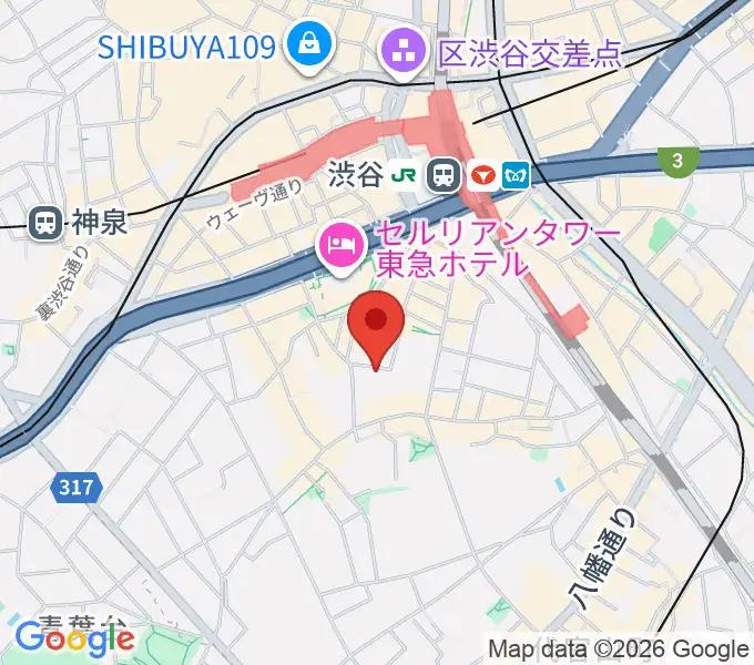 羽田弦ヴァイオリンズの地図