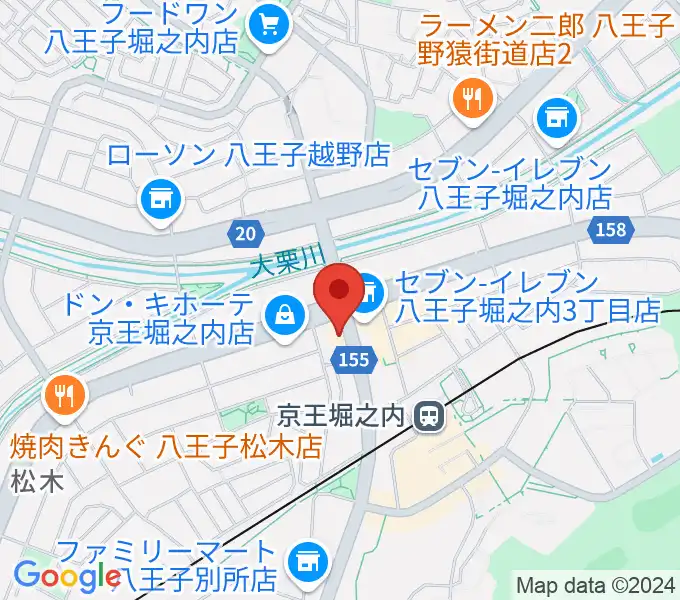 京王堀之内time tokyoの地図