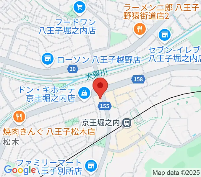 京王堀之内time tokyoの地図