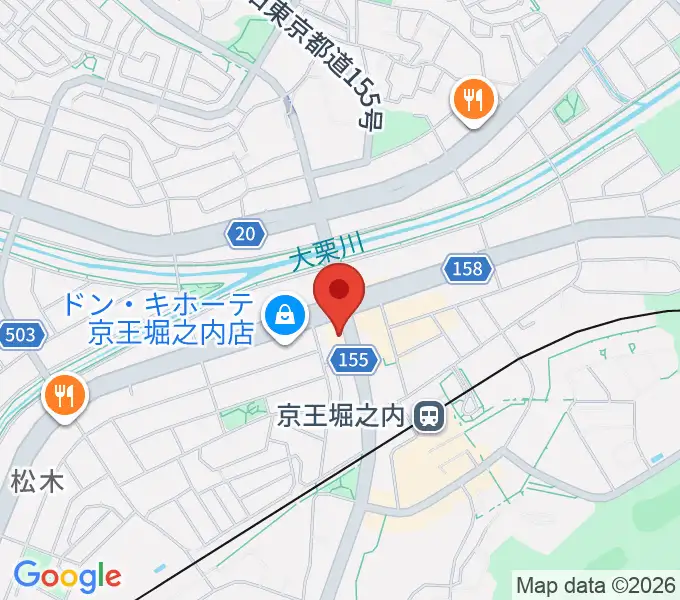 京王堀之内time tokyoの地図