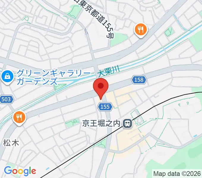 京王堀之内time tokyoの地図