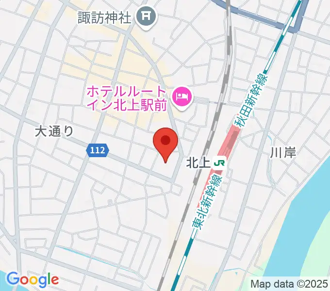 きたかみE&Beエフエムの地図