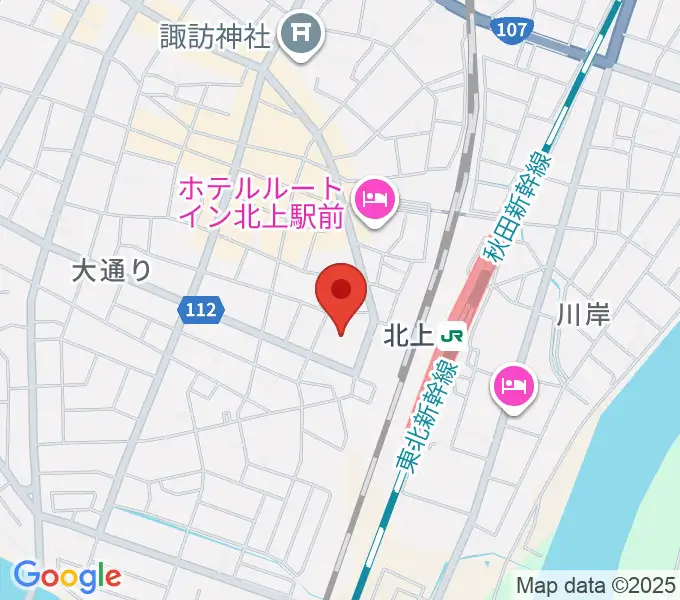 きたかみE&Beエフエムの地図