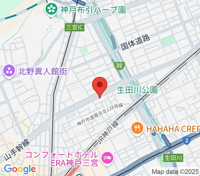 ソアー音楽教室の地図