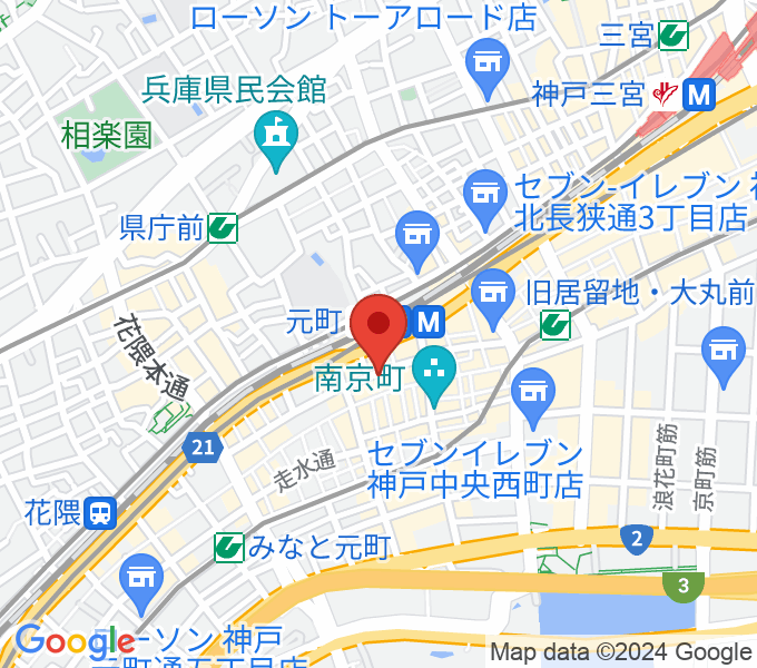神戸元町BOT HALLの場所
