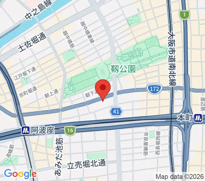 山下ヴァイオリン・ピアノ教室の地図