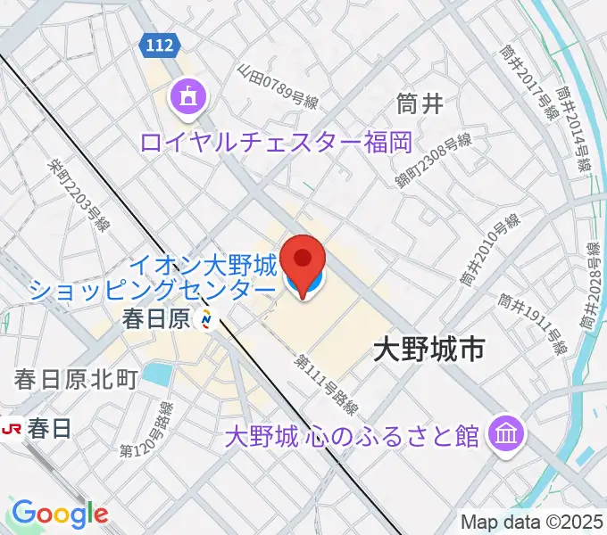 イオンシネマ大野城の地図