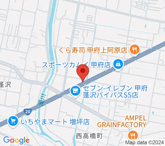 ボデガースタジオの地図