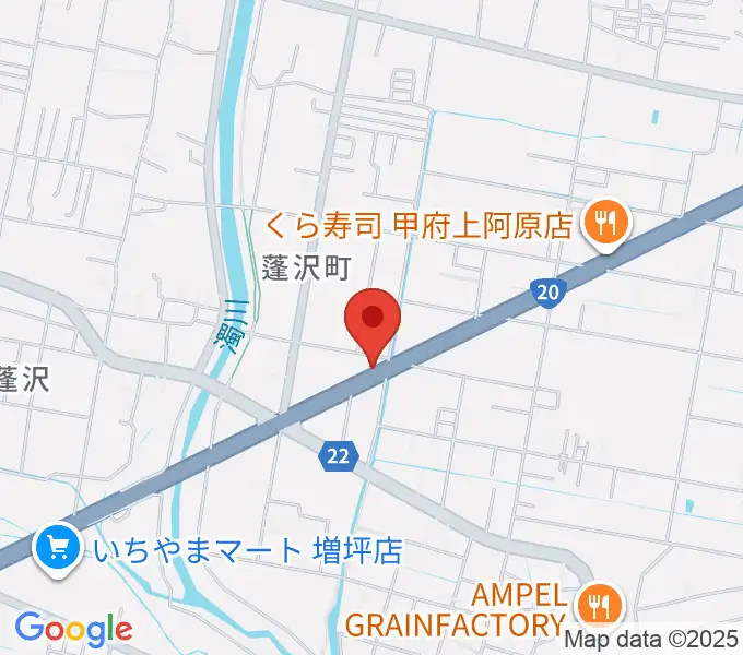 ボデガースタジオの地図