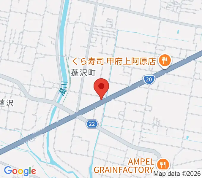 ボデガースタジオの地図