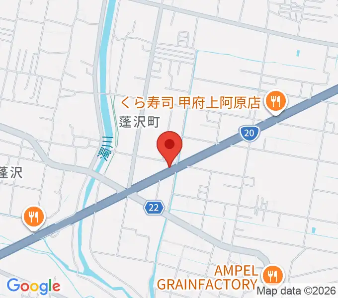 ボデガースタジオの地図