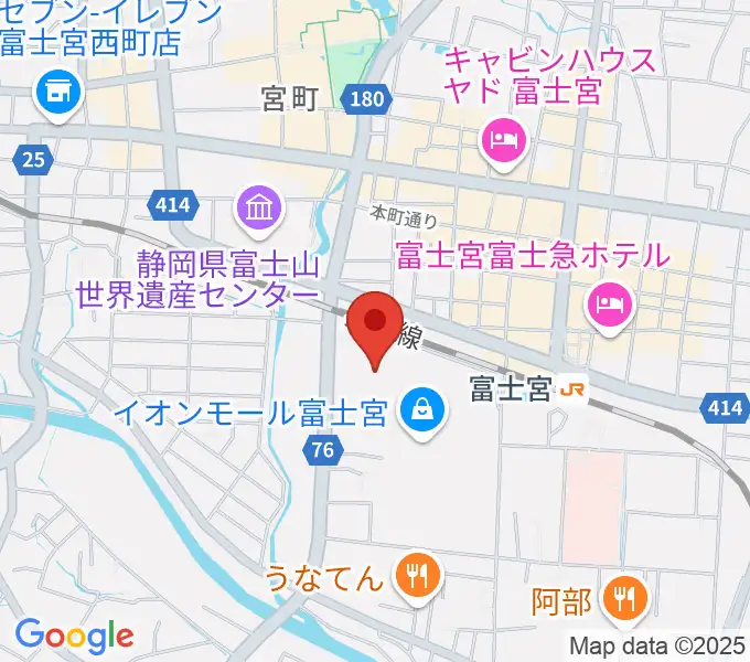 イオンシネマ富士宮の地図