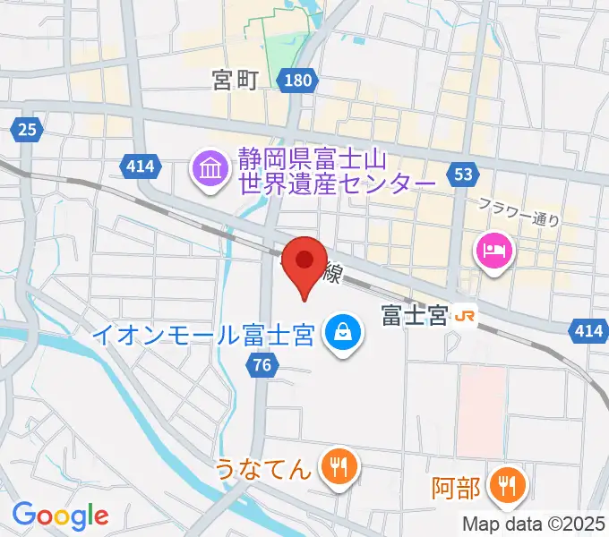 イオンシネマ富士宮の地図