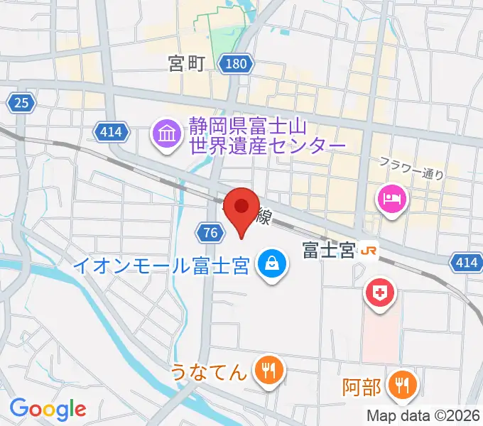 イオンシネマ富士宮の地図