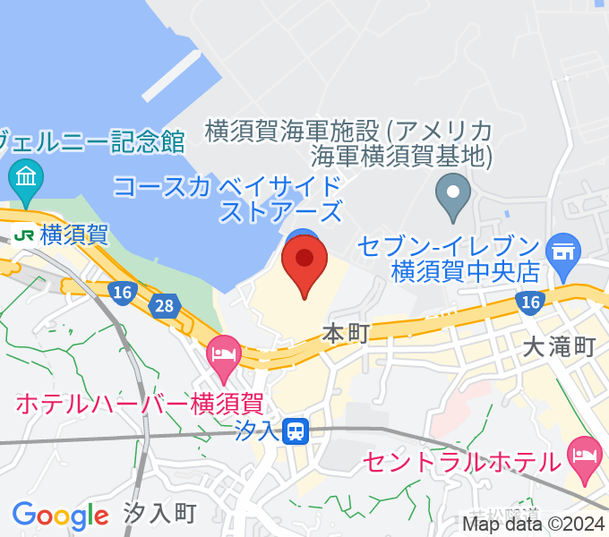 横須賀HUMAXシネマズの場所