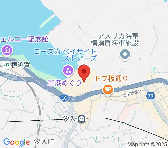 横須賀HUMAXシネマズの地図