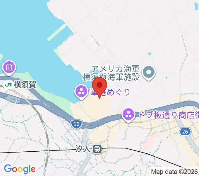 横須賀HUMAXシネマズの地図