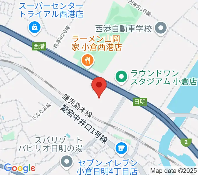 シネマワールド小倉の地図