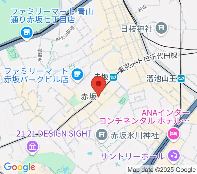 赤坂Keiの地図