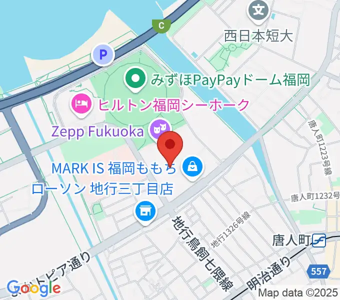 ユナイテッド・シネマ福岡ももちの地図