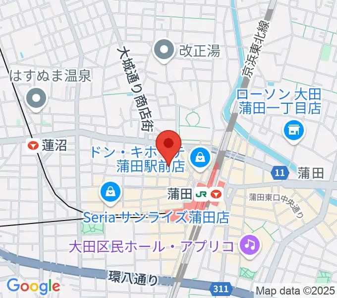 KAMATAぶらぶらの地図