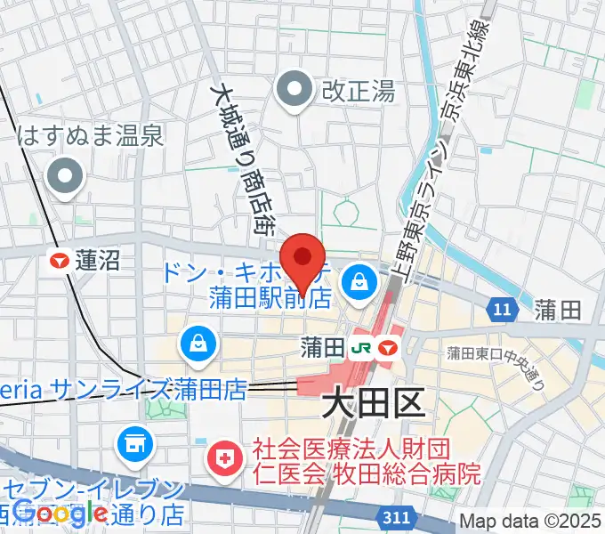 KAMATAぶらぶらの地図