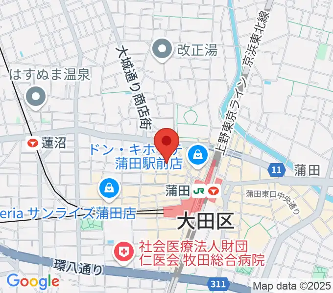 KAMATAぶらぶらの地図