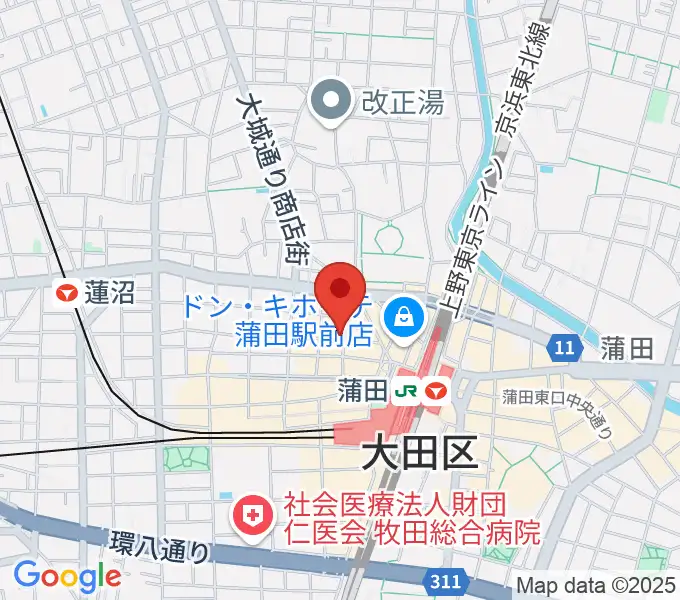 KAMATAぶらぶらの地図
