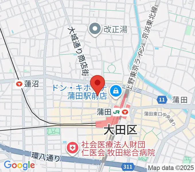 KAMATAぶらぶらの地図