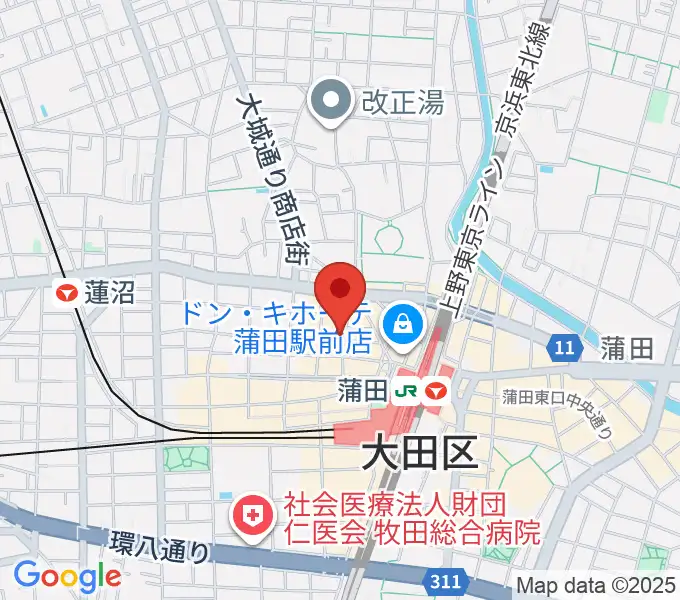 KAMATAぶらぶらの地図