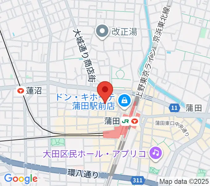 KAMATAぶらぶらの地図