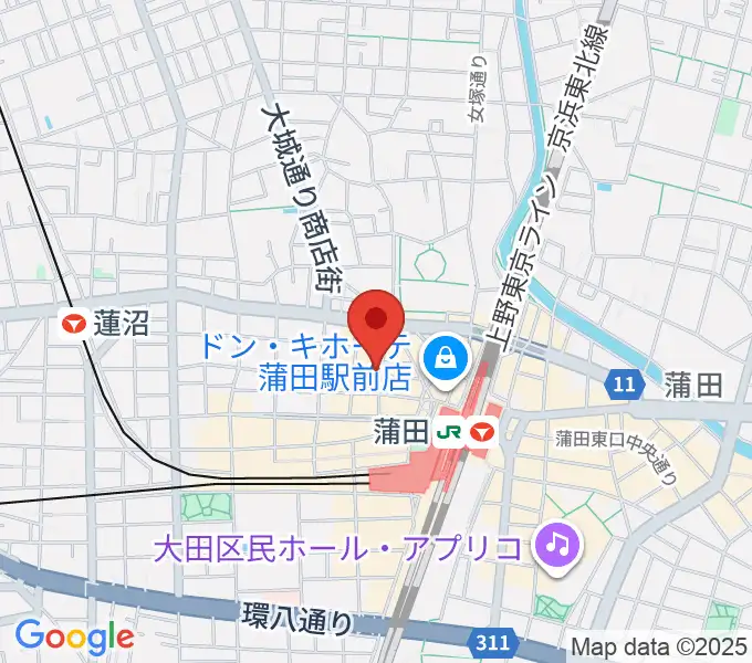 KAMATAぶらぶらの地図