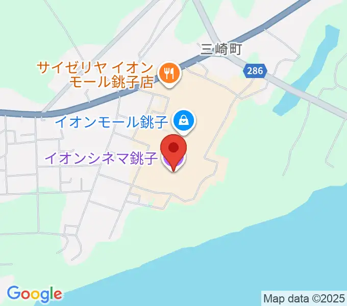 イオンシネマ銚子の地図