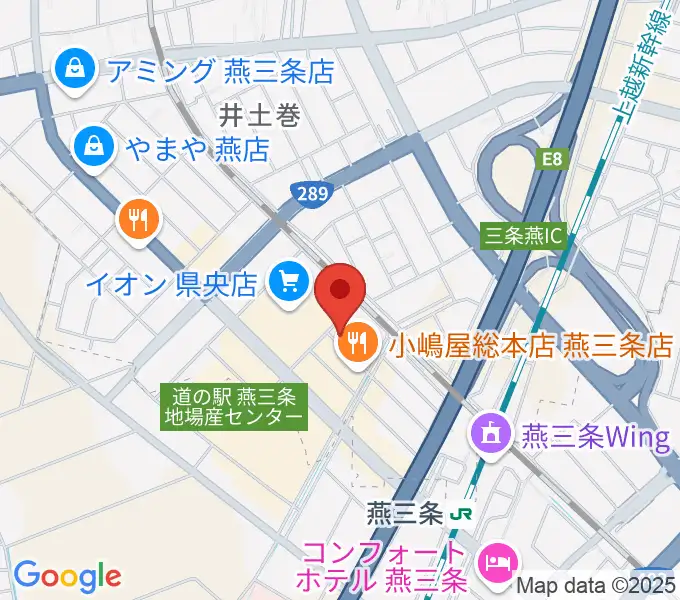 イオンシネマ県央の地図