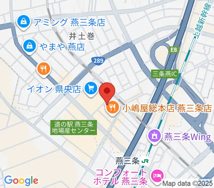 イオンシネマ県央の地図