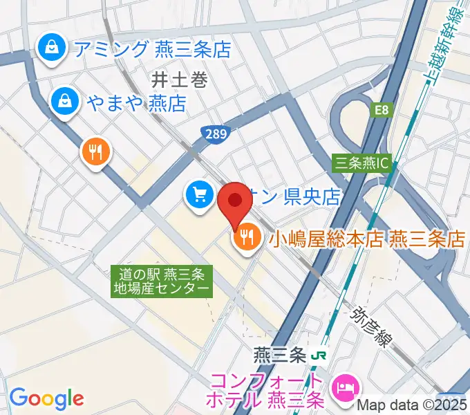 イオンシネマ県央の地図