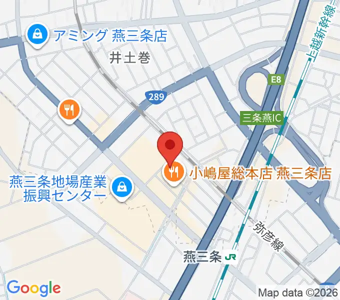 イオンシネマ県央の地図