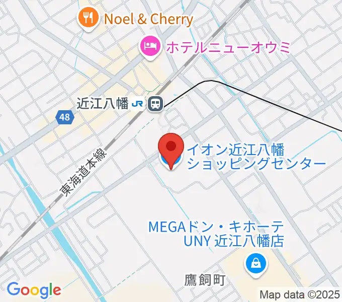 イオンシネマ近江八幡の地図