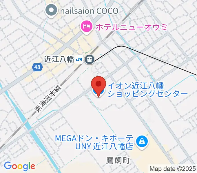 イオンシネマ近江八幡の地図