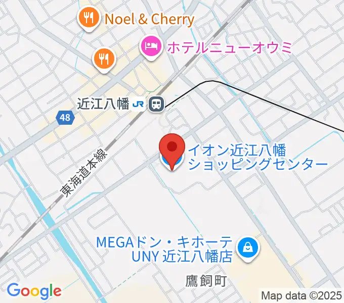 イオンシネマ近江八幡の地図