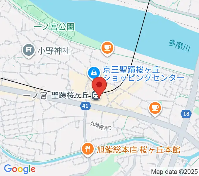 せいせきアウラホールの地図