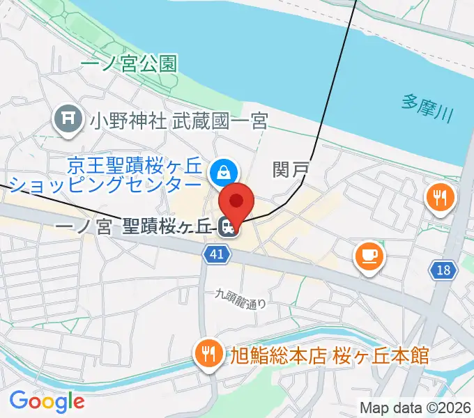 せいせきアウラホールの地図