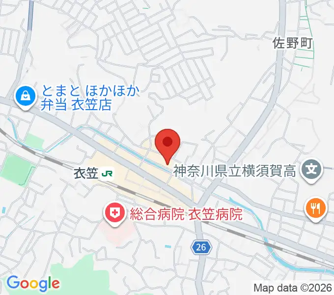 スタジオバックビートの地図