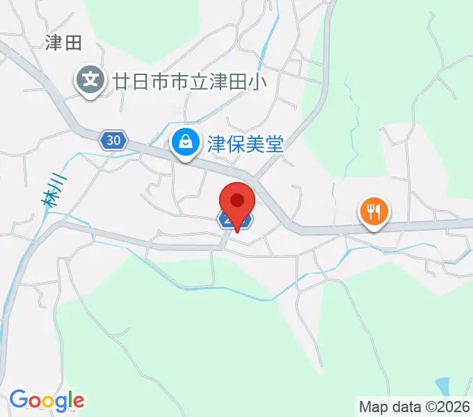 廿日市市さいき文化ホールの地図