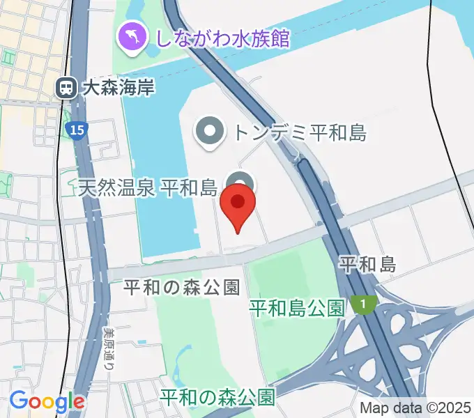 シネマサンシャイン平和島の地図