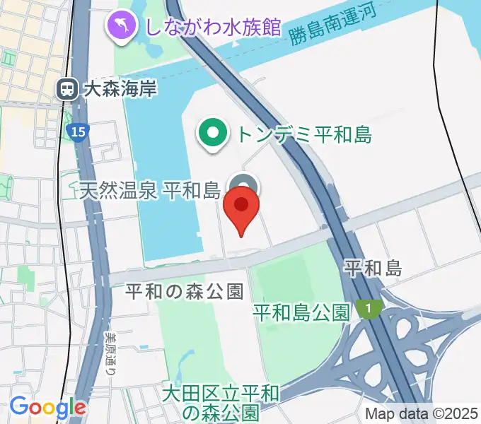 シネマサンシャイン平和島の地図