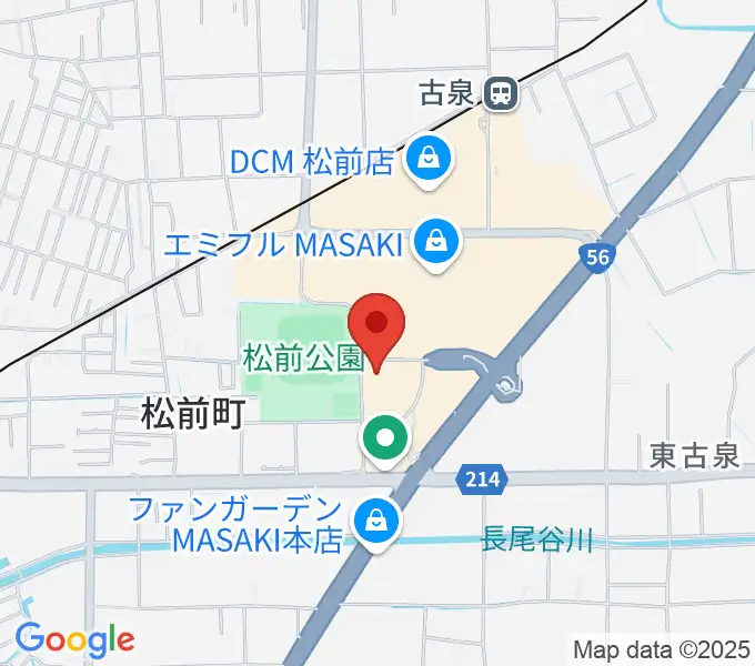 シネマサンシャインエミフルMASAKIの地図