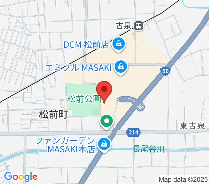 シネマサンシャインエミフルMASAKIの地図